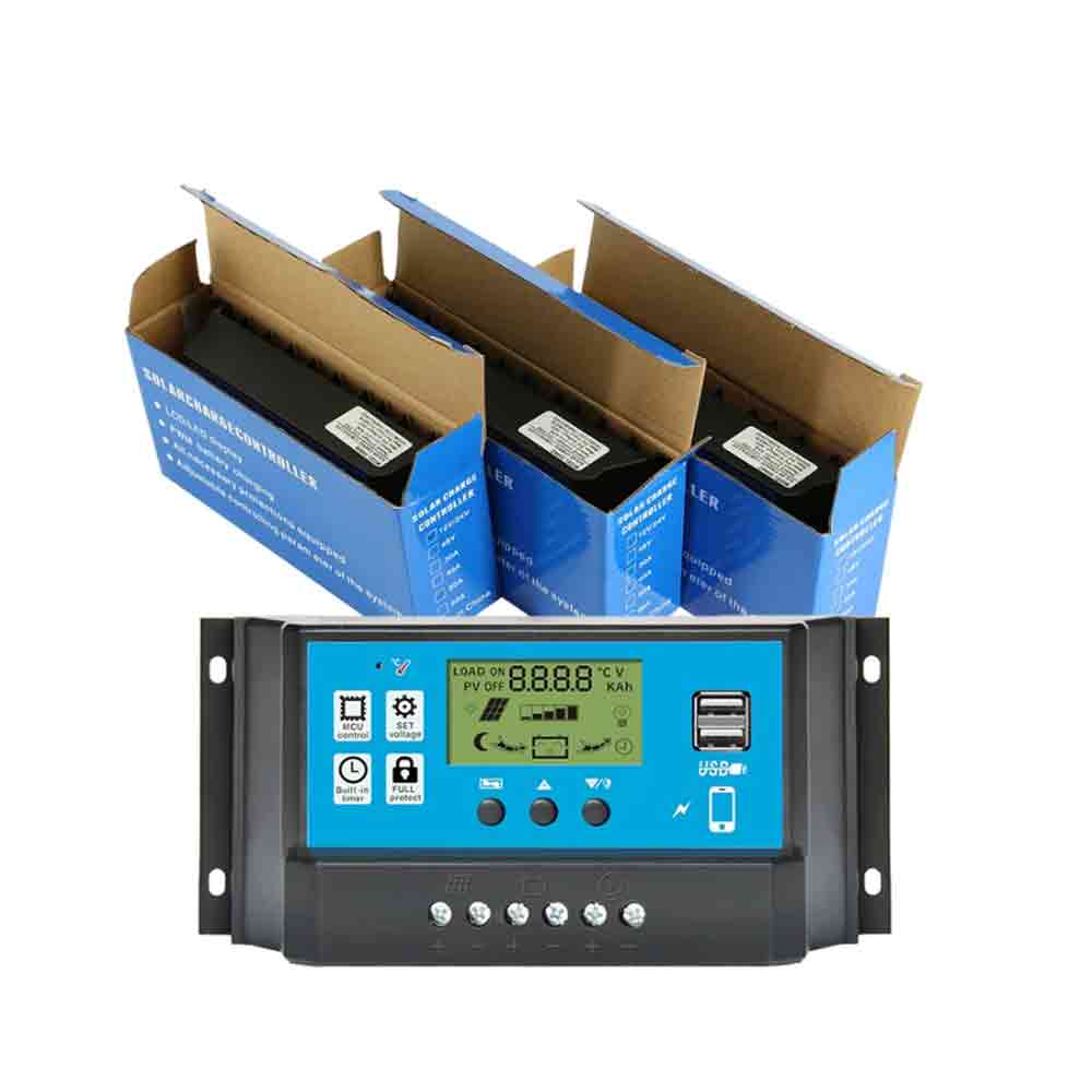 Anern 30A Solar Charge Controller 12V/24V
