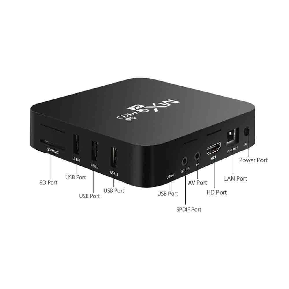 MXQ PRO 4K Android TV Box 1Gb Ram 8Gb Rom