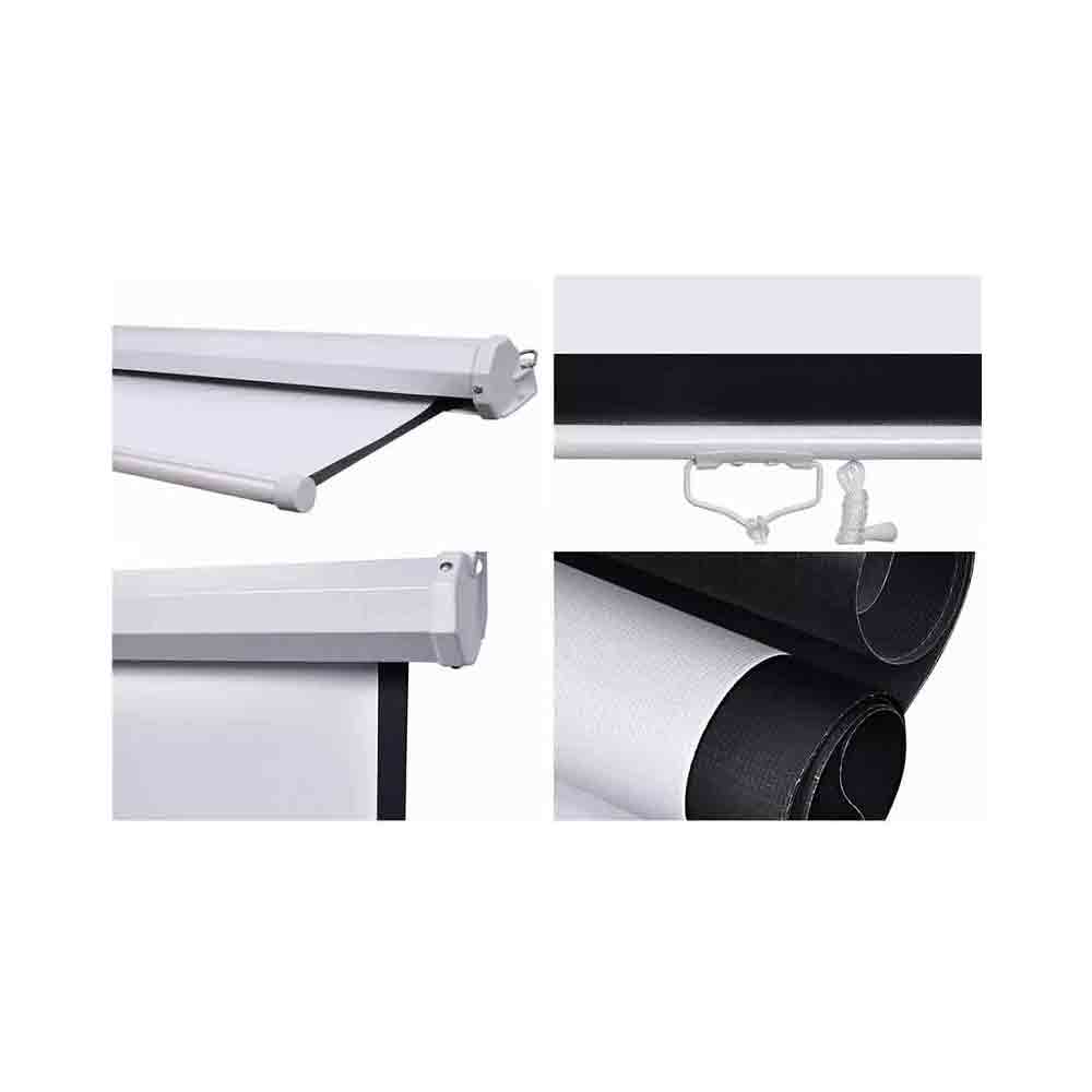 Wall Mounted Projector Screen Manual 4:03 120" 200" (13'X10')